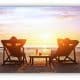 Two people relaxing on the beach and living the So Cal Beach Lifestyle